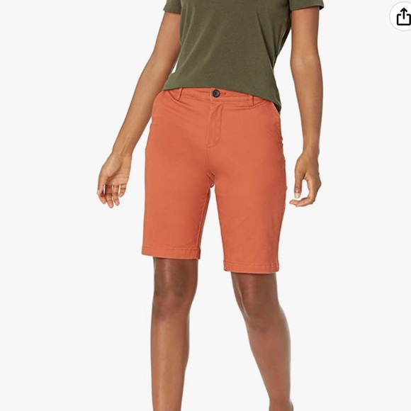 Amazon Essentials Womens 10 Inch Inseam Bermuda Chino Short in sz14 - Picture 2 of 8